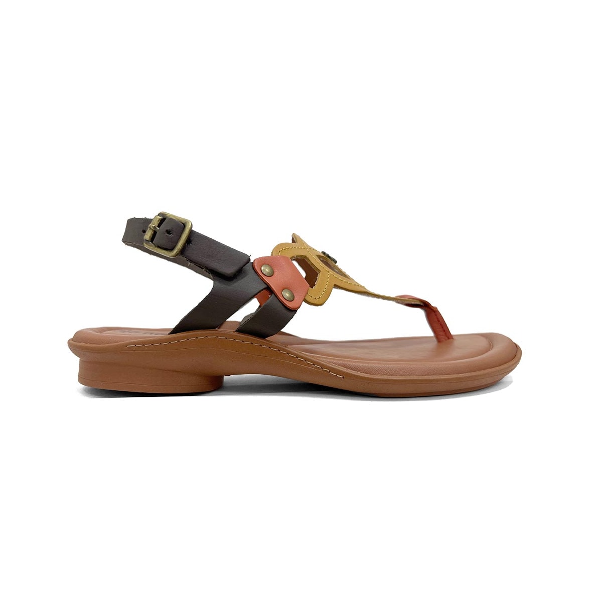 Sandalia New Face Conforto de Couro 37338 Cacau Sandalia New Face Conforto de Couro 37338 Cacau