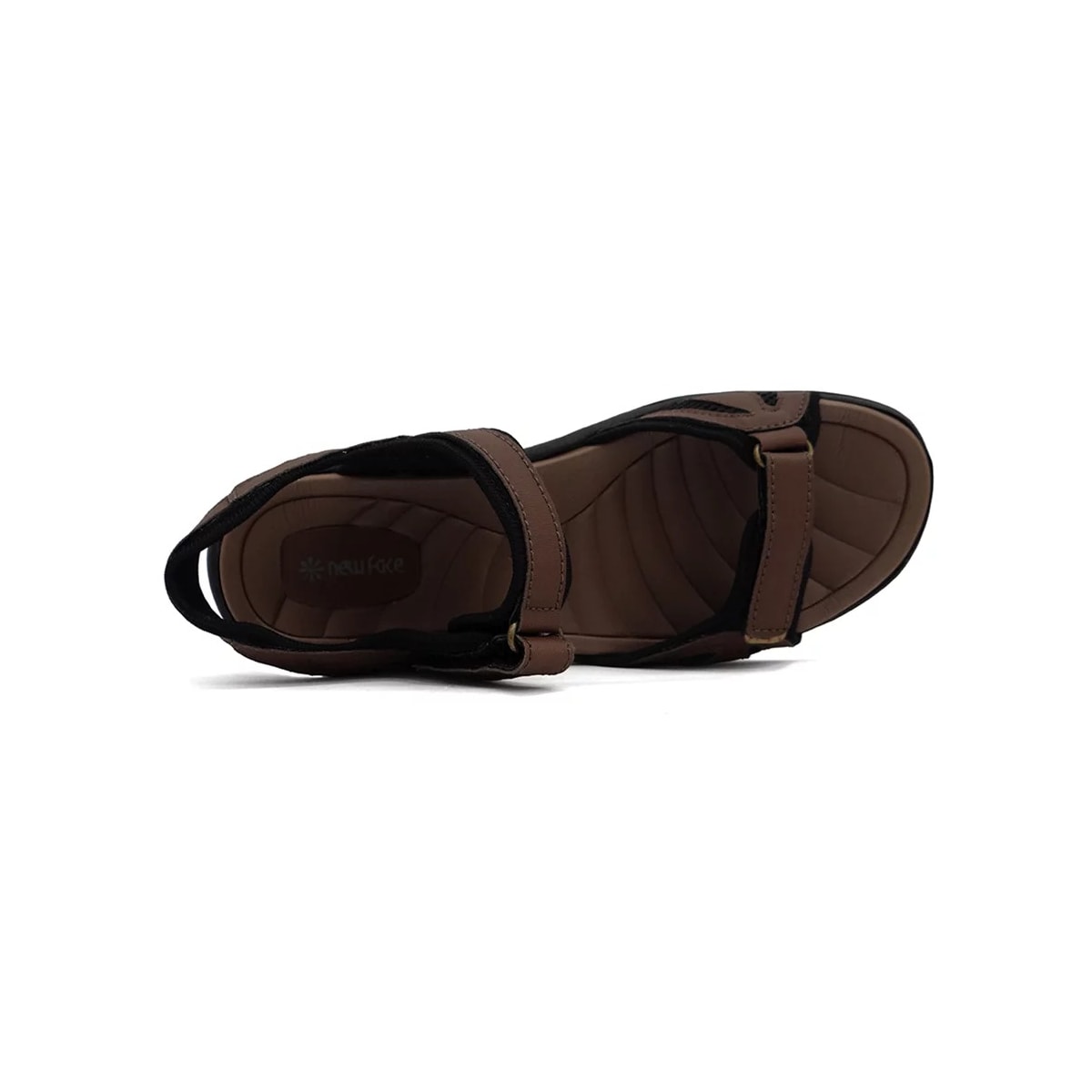Sandália New Face Papete Confort 25306s18 Preto/Castanho Sandália New Face Papete Confort 25306s18 Preto/Castanho