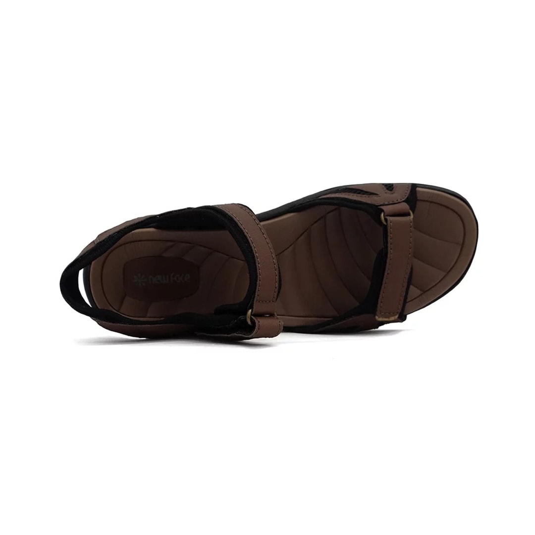 Sandália New Face Papete Confort 25306s18 Preto/Castanho