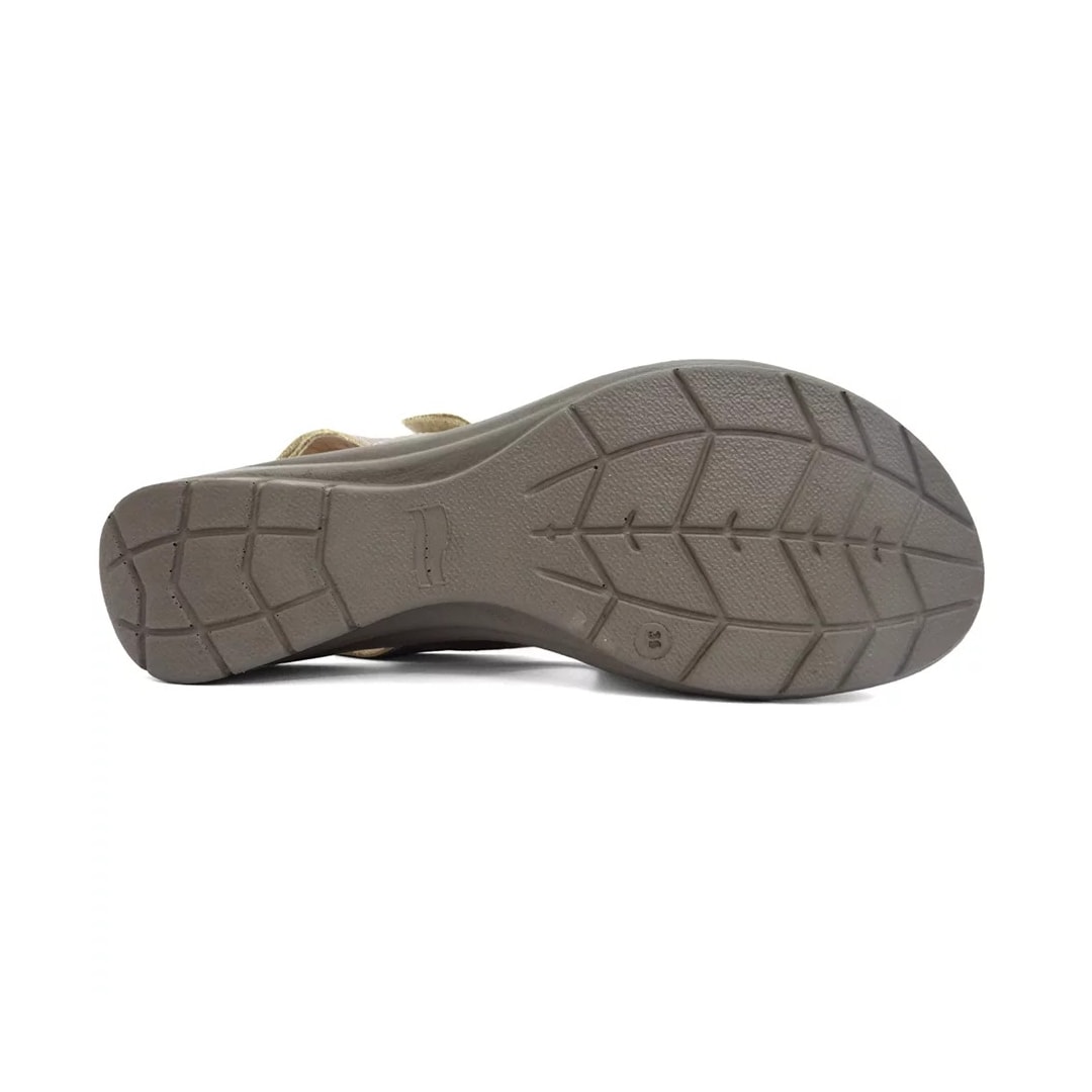 Sandália Opananken Anabela Anatômica 42601 Prata Velha Sandália Opananken Anabela Anatômica 42601 Prata Velha