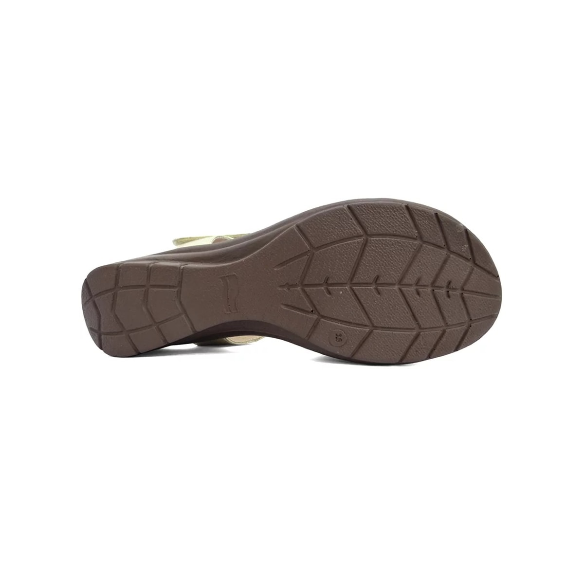 Sandália Opananken Anabela Anatômica 42613L1 Ouro Light Sandália Opananken Anabela Anatômica 42613L1 Ouro Light