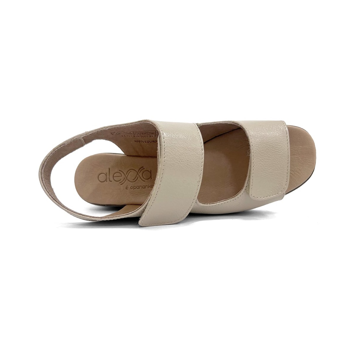 Sandália Opananken De Couro Anatômica 21818 Amendoa Sandália Opananken De Couro Anatômica 21818 Amendoa