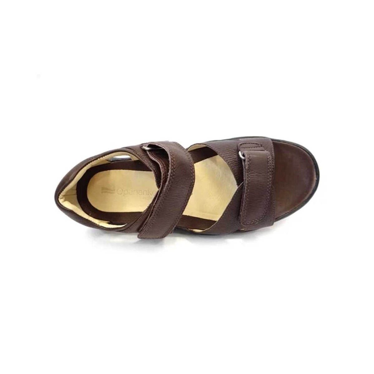 Sandália Opananken de Couro Anatômica 31611 Cafe Sandália Opananken de Couro Anatômica 31611 Cafe