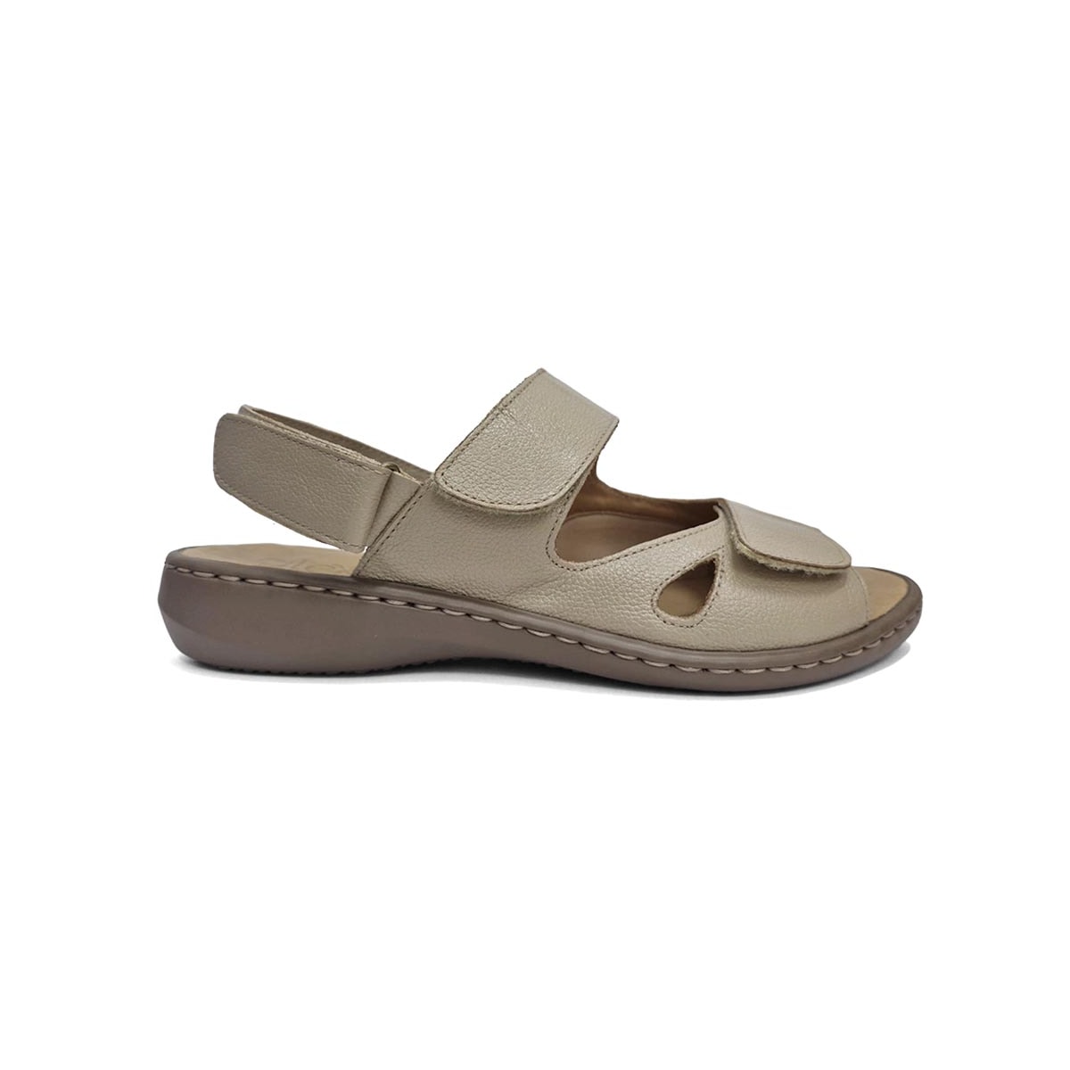 Sandalia Opananken de Couro Anatomica 63624 Amendoa Sandalia Opananken de Couro Anatomica 63624 Amendoa