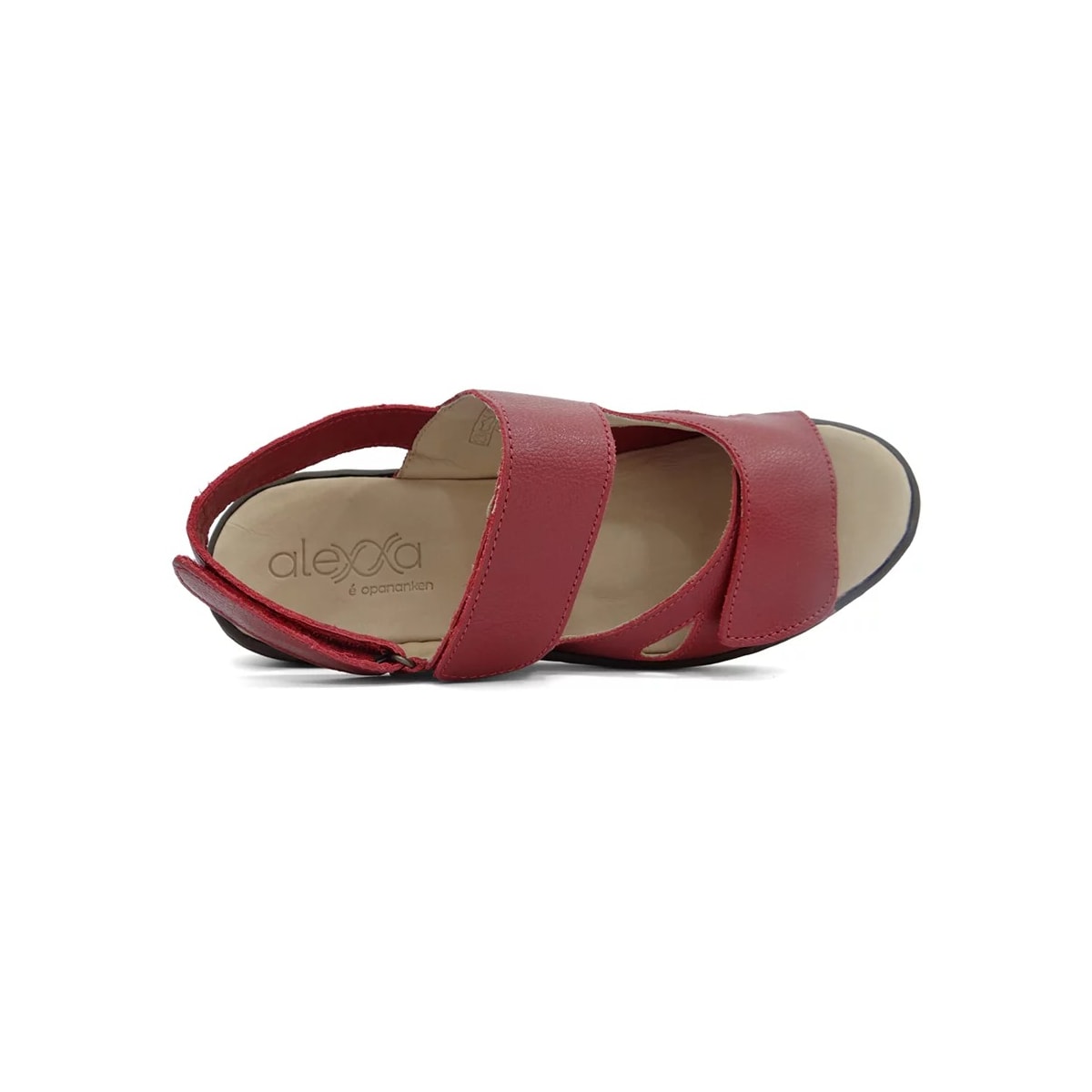 Sandália Opananken de Couro Anatômica 63624 Red Sandália Opananken de Couro Anatômica 63624 Red