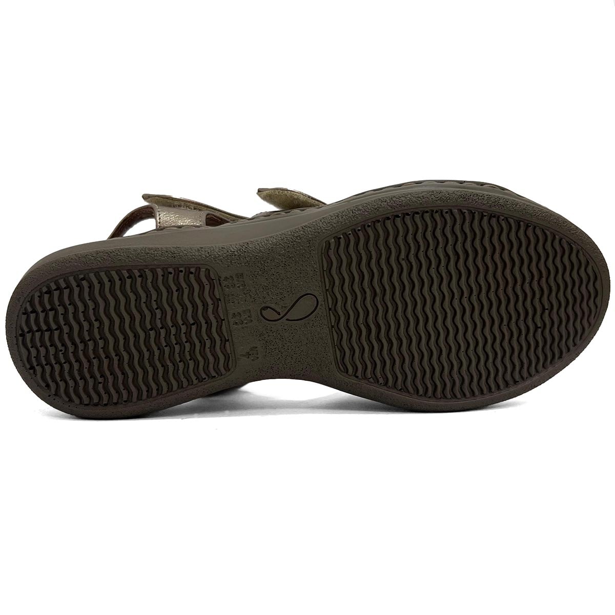 Sandália Opananken De Couro Anatomica 70307 Prata Velha Sandália Opananken De Couro Anatomica 70307 Prata Velha