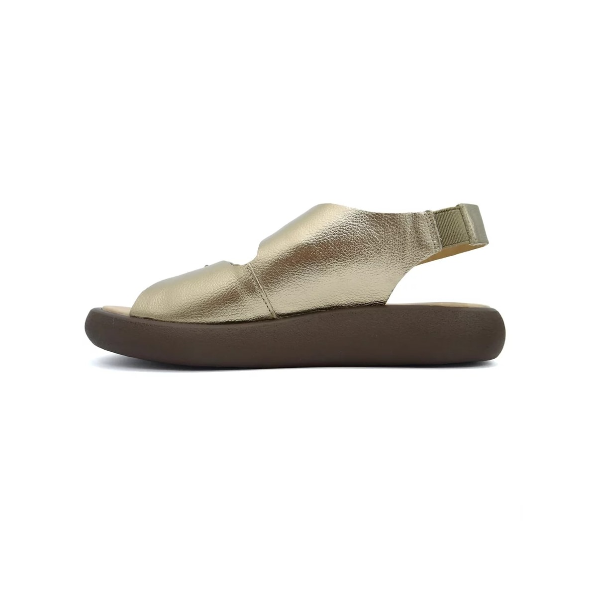 Sandália Opananken De Couro Anatômica 71207 Prata Velha Sandália Opananken De Couro Anatômica 71207 Prata Velha