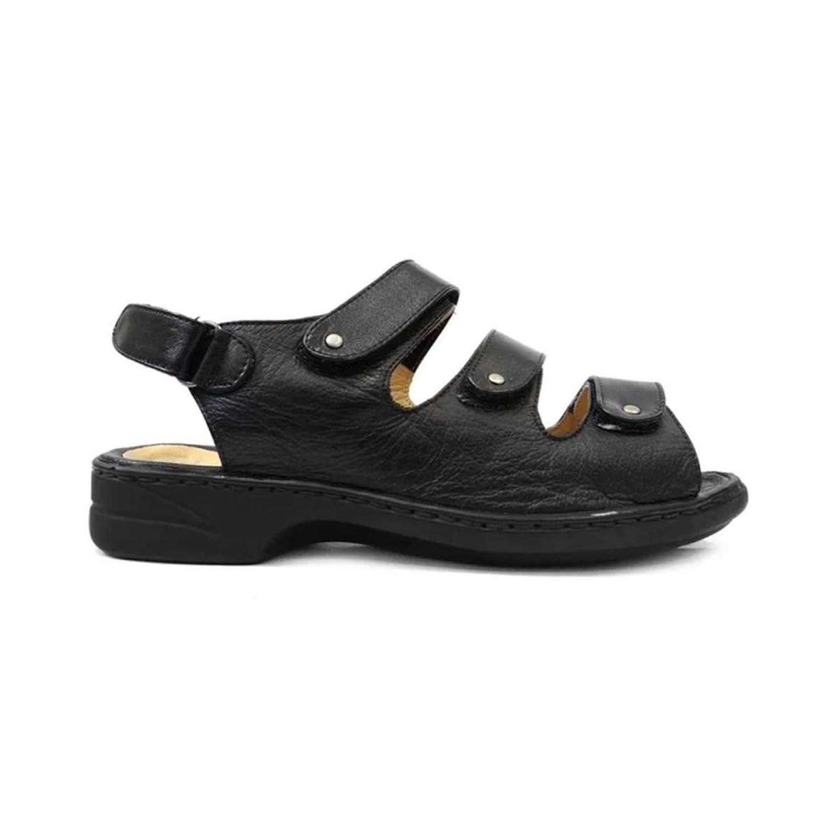 Sandália Opananken de Couro Anatômica 72809 Preto Sandália Opananken de Couro Anatômica 72809 Preto