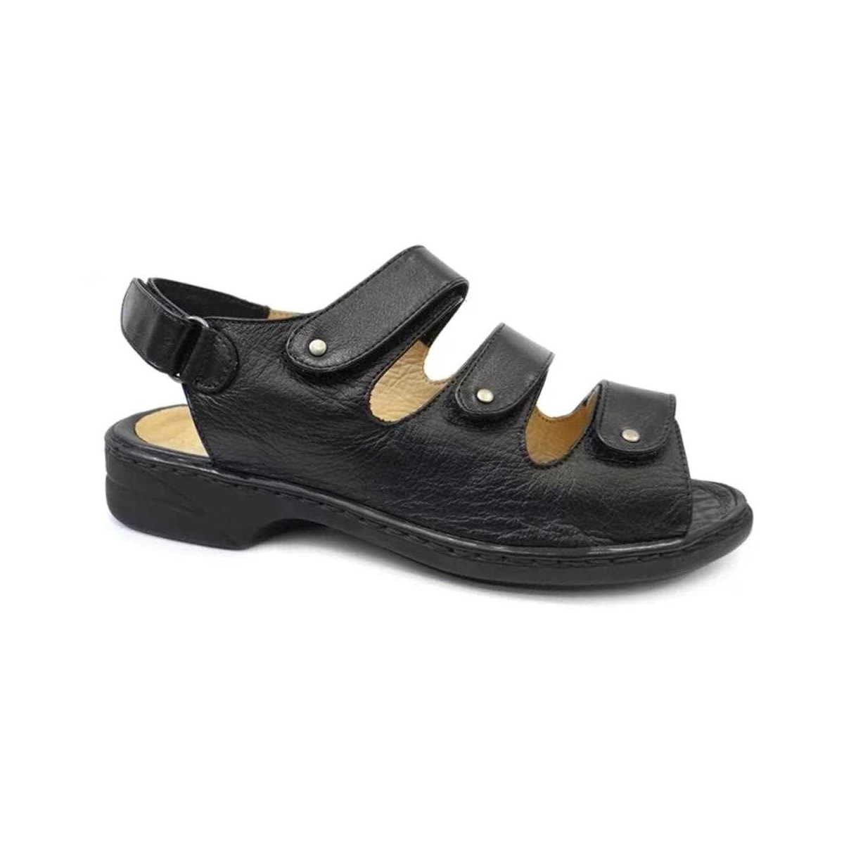 Sandália Opananken de Couro Anatômica 72809 Preto Sandália Opananken de Couro Anatômica 72809 Preto