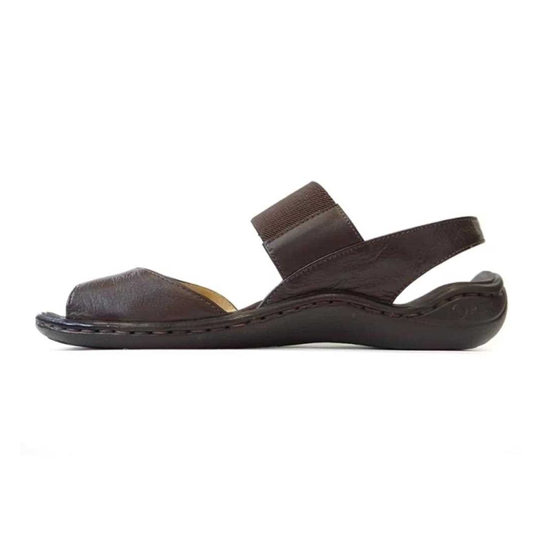 Sandália Opananken de Couro Anatômica 84515 Cafe