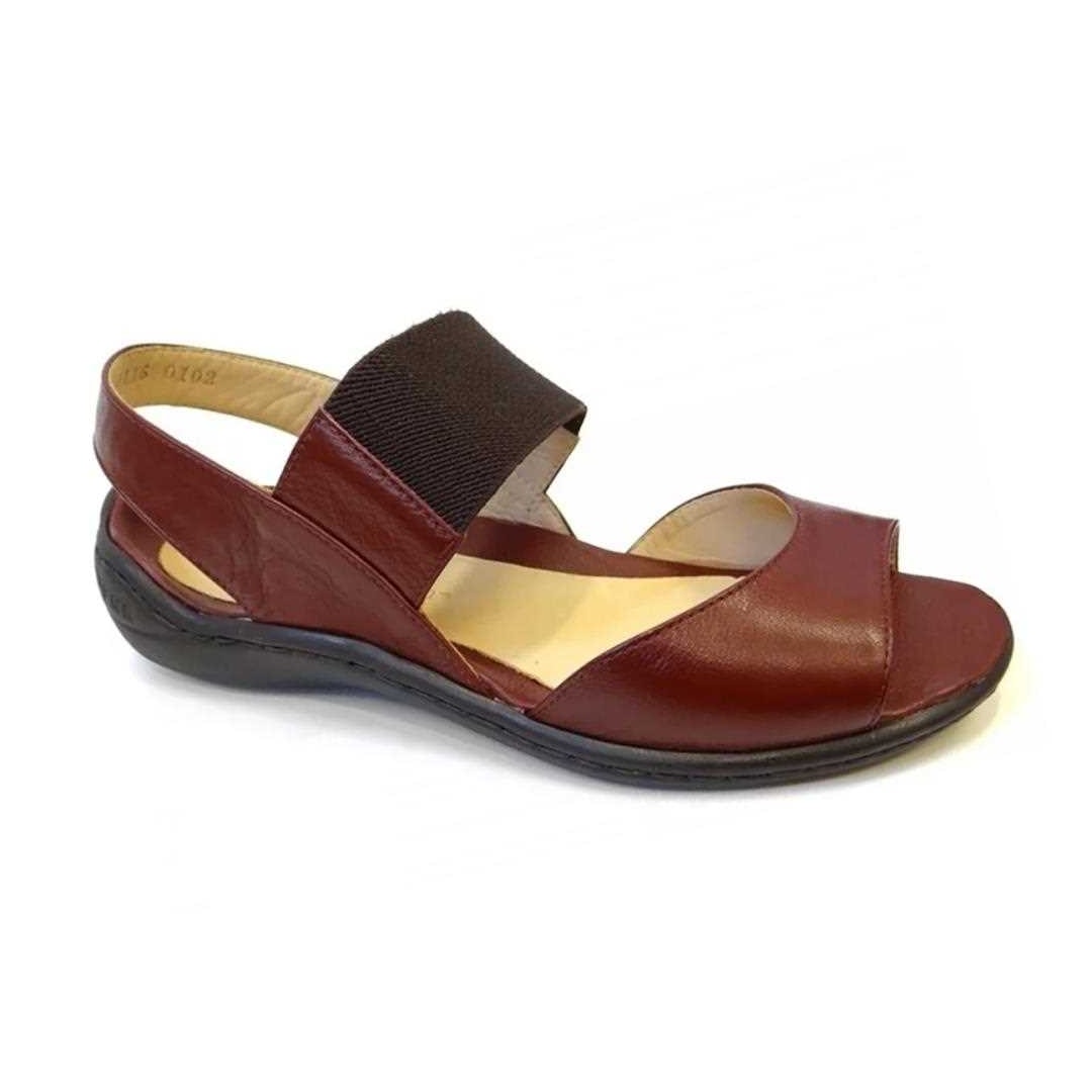 Sandália Opananken de Couro Anatômica 84515 Marsala/Rose Sandália Opananken de Couro Anatômica 84515 Marsala/Rose