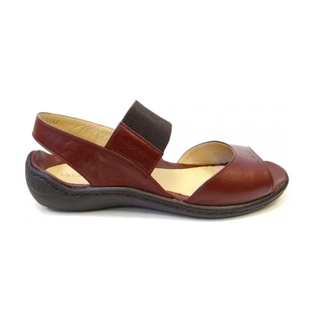 Sandália Opananken de Couro Anatômica 84515 Marsala/Rose Sandália Opananken de Couro Anatômica 84515 Marsala/Rose