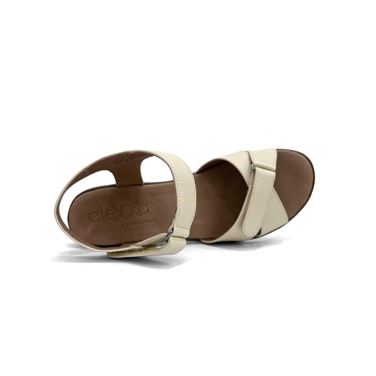 Sandália Opananken Feminina Couro Anatômica 42613 Off White Sandália Opananken Feminina Couro Anatômica 42613 Off White