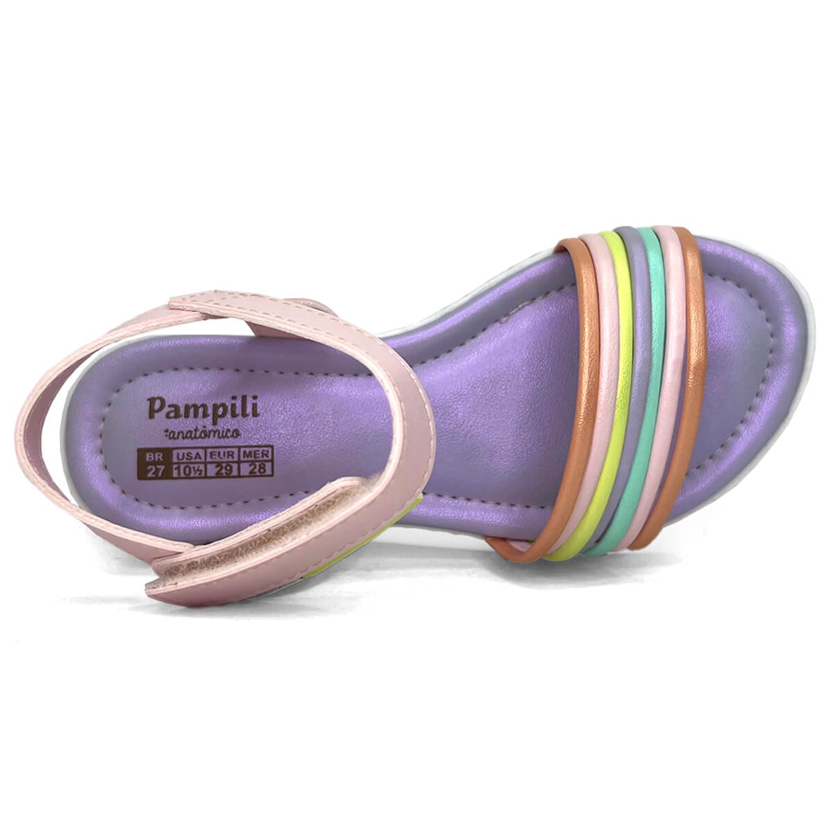 Sandália Pampili Candy 123273 Colorido Sandália Pampili Candy 123273 Colorido