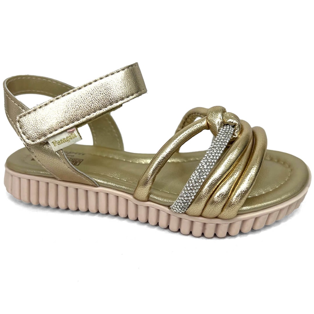 Sandália Pampili Candy 123279 Prata Holografico