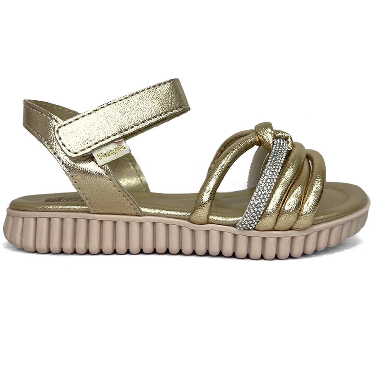 Sandália Pampili Candy 123279 Prata Holografico Sandália Pampili Candy 123279 Prata Holografico