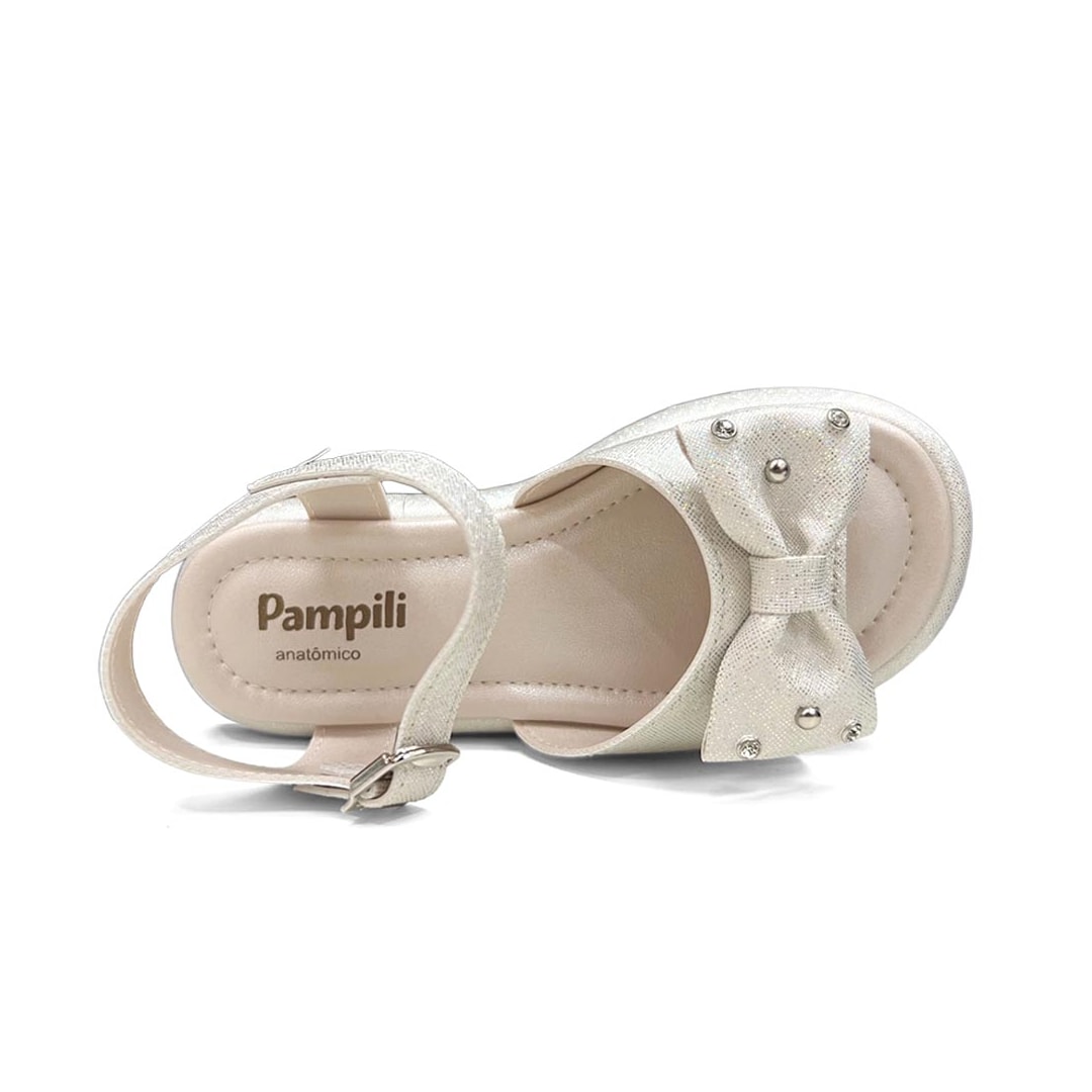 Sandália Pampili Infantil Cora 742.047.000 Prata Sandália Pampili Infantil Cora 742.047.000 Prata