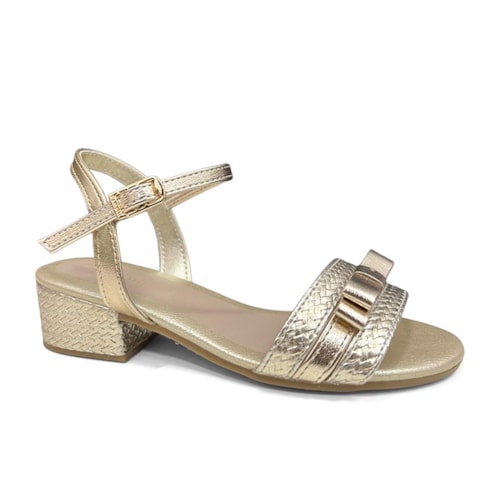Sandália Pampili Infantil Fancy 526.085.000 Dourado