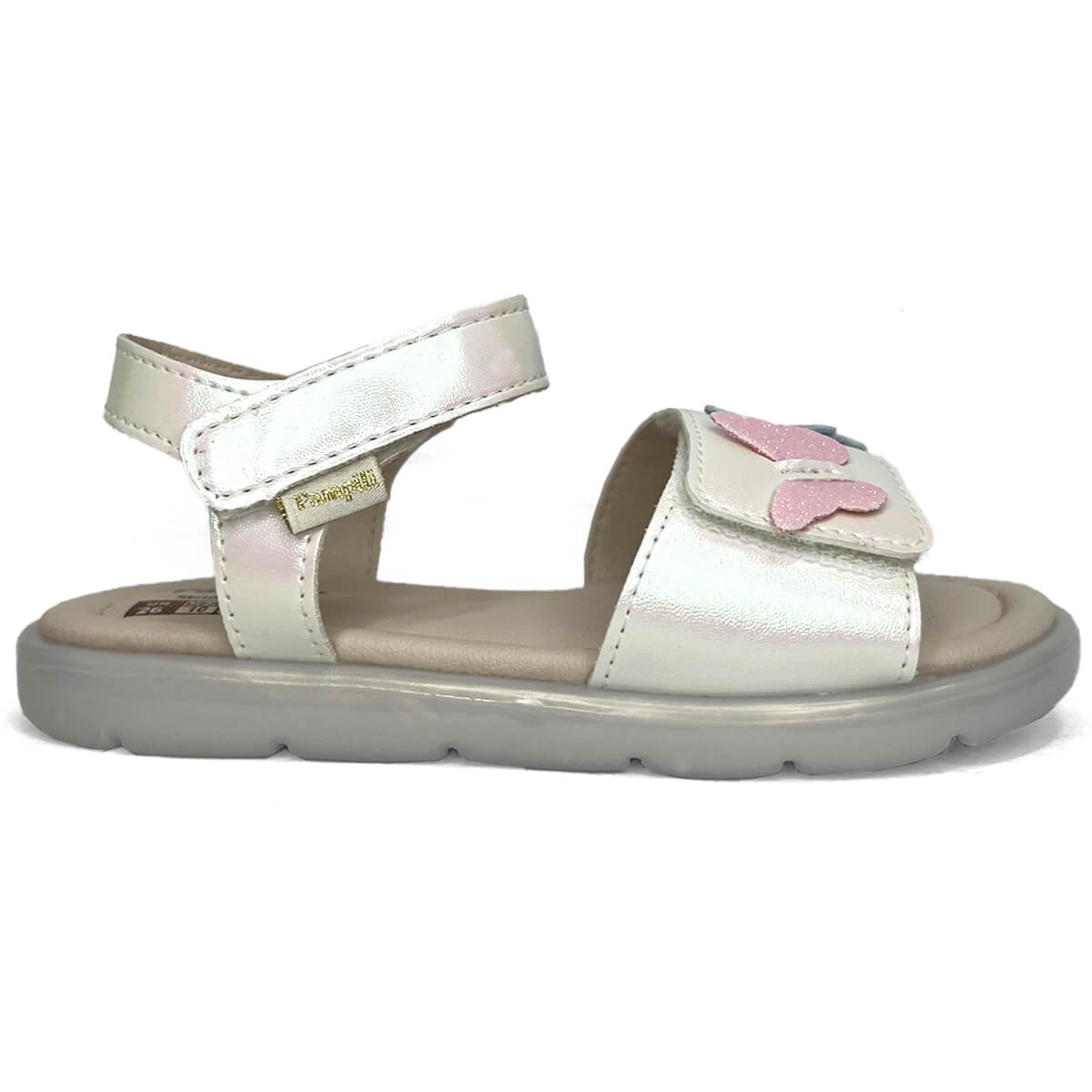 Sandália Pampili Lulli Led 697030 Branco Holografico Sandália Pampili Lulli Led 697030 Branco Holografico