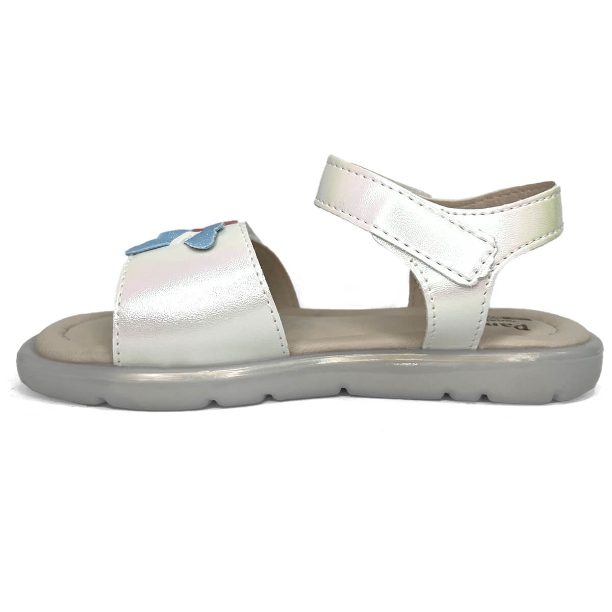 Sandália Pampili Lulli Led 697030 Branco Holografico Sandália Pampili Lulli Led 697030 Branco Holografico