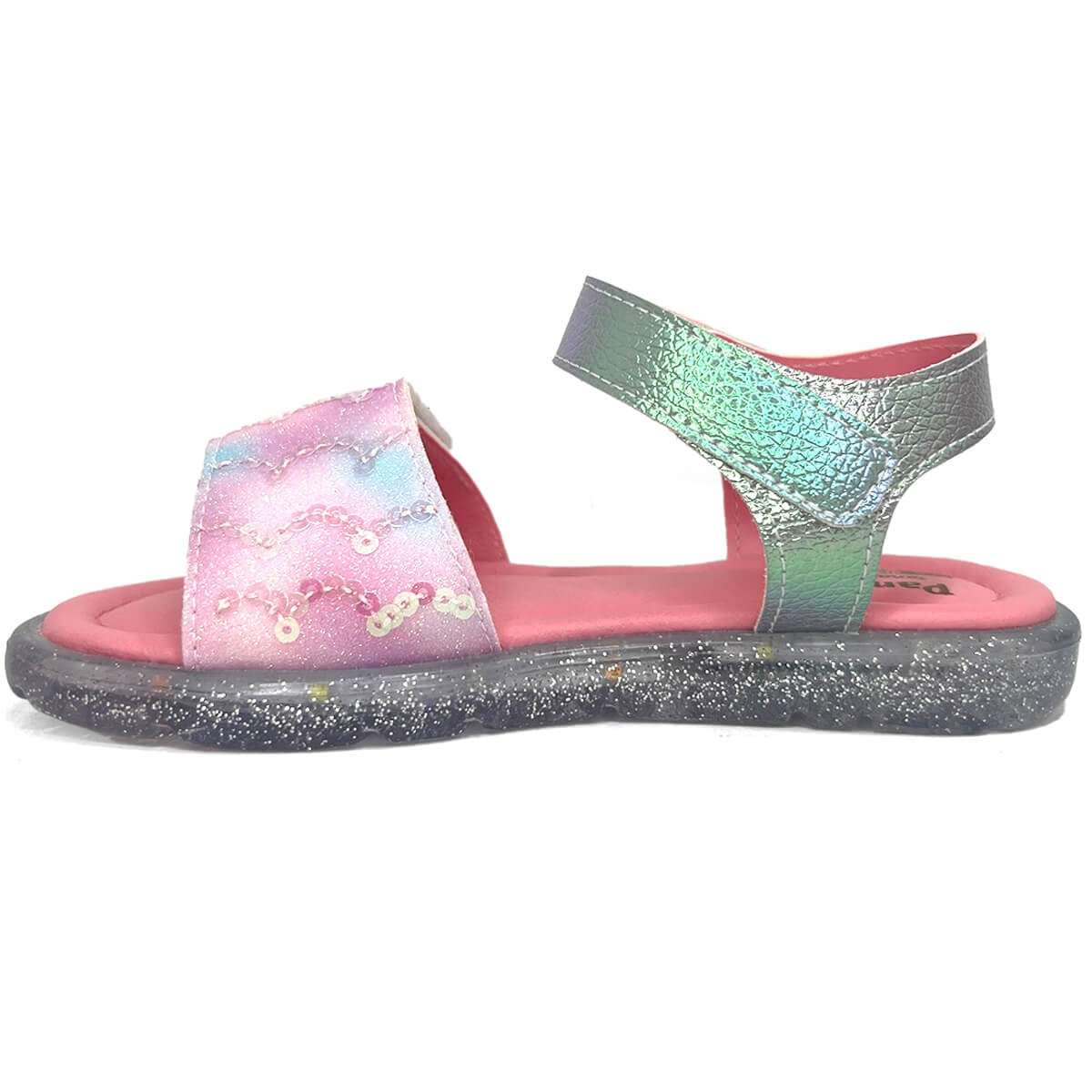 Sandália Pampili Lulli Led 697032 Prata Holografico Sandália Pampili Lulli Led 697032 Prata Holografico