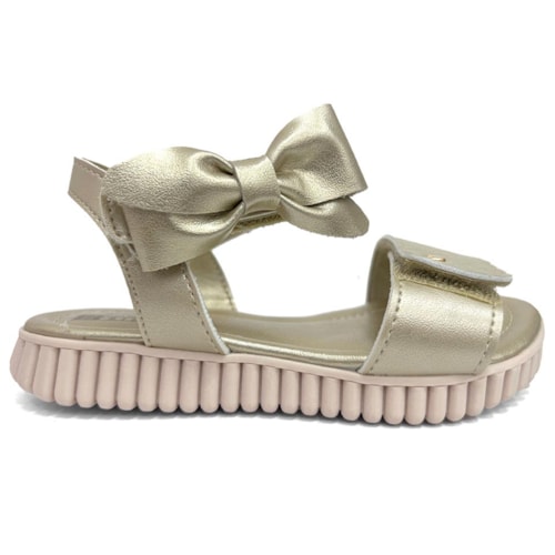 Detalhe - Sandália Pampili Menina 123265 Dourado
