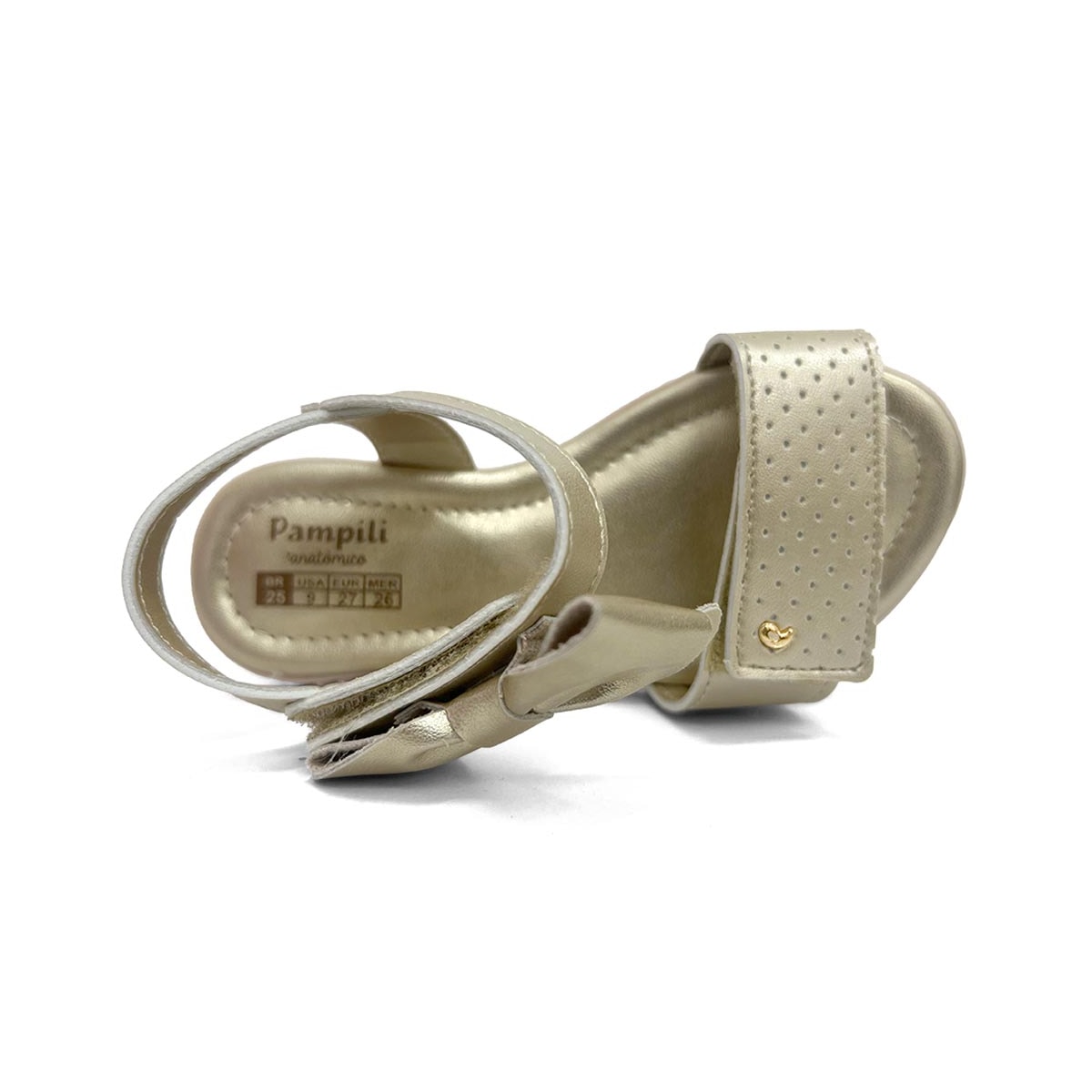 Sandália Pampili Menina 123265 Dourado