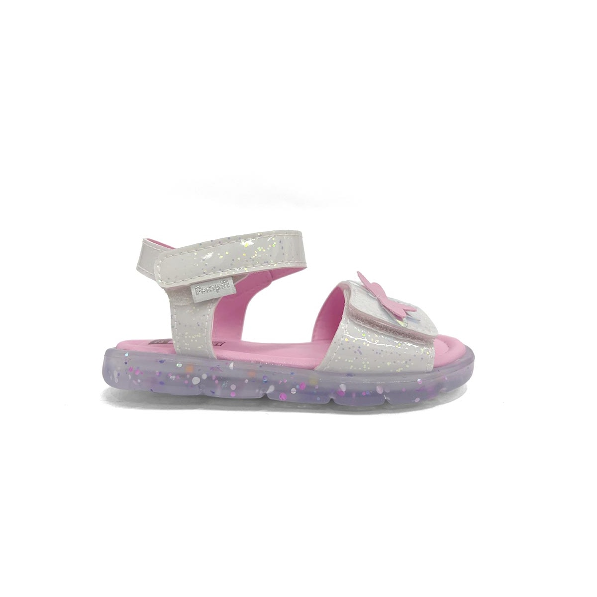 Sandália Pampili Menina Lulli Led 697056 Branco Sandália Pampili Menina Lulli Led 697056 Branco