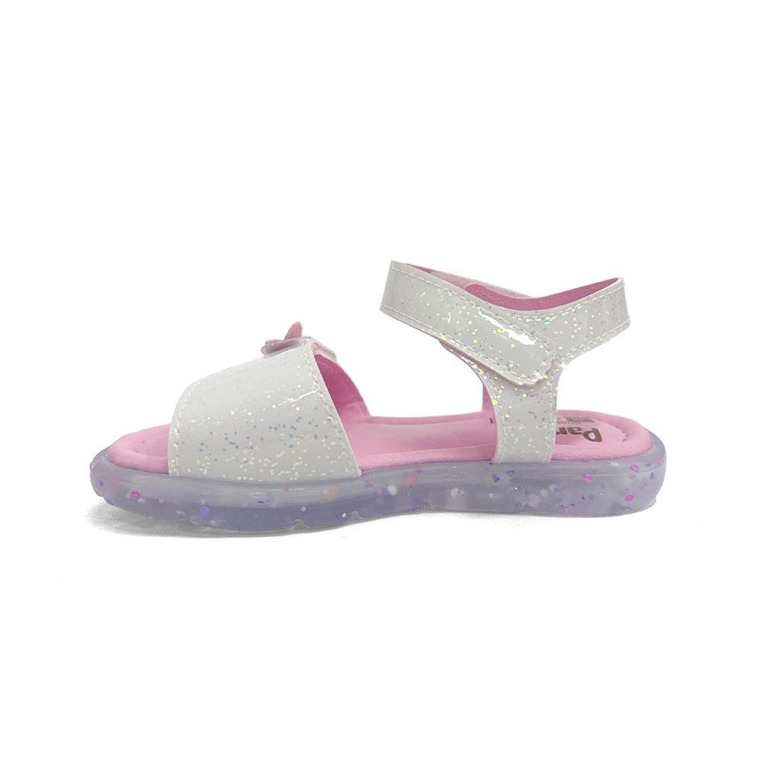 Sandália Pampili Menina Lulli Led 697056 Branco Sandália Pampili Menina Lulli Led 697056 Branco