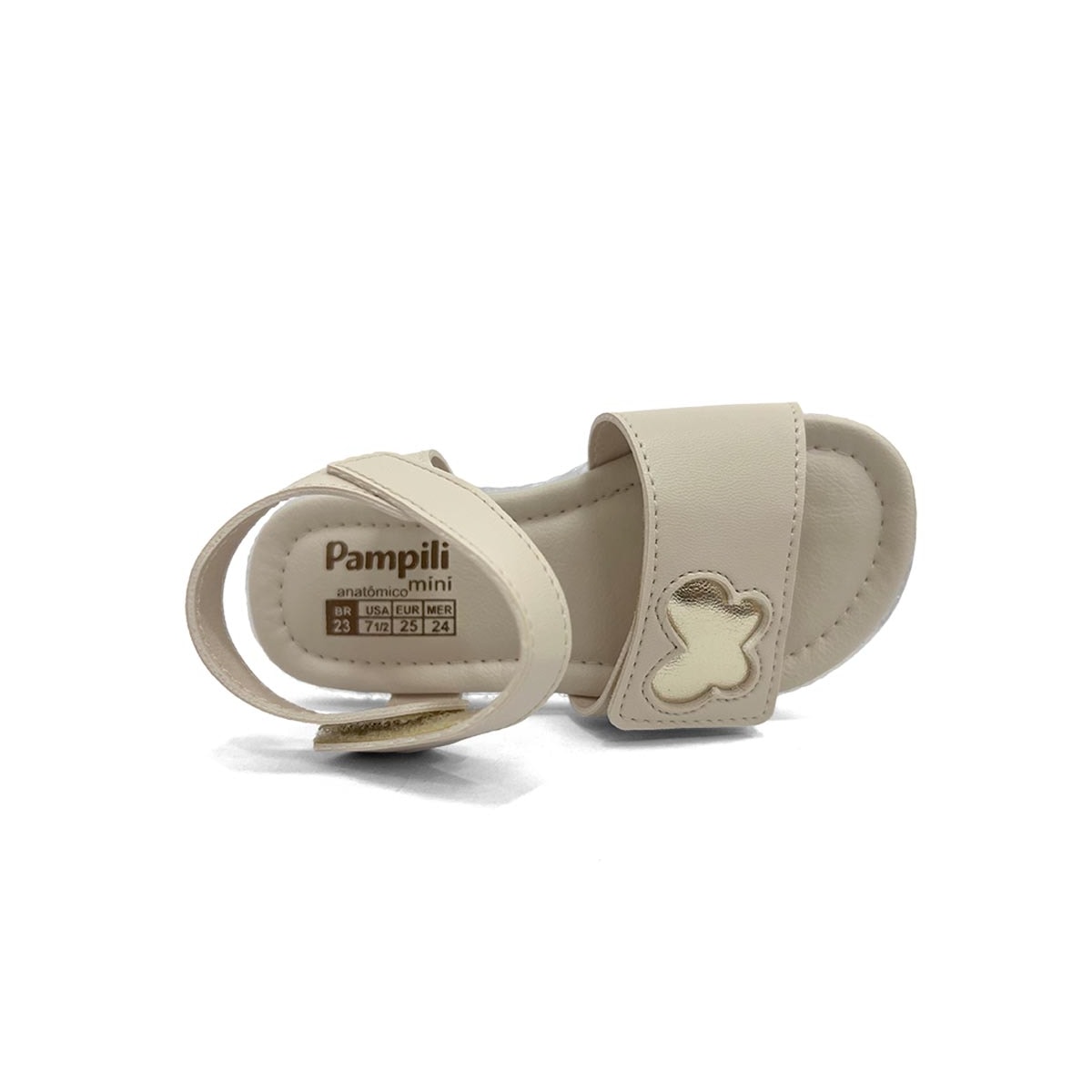 Sandália Pampili Menina Mini Led 757.010 Nude Sandália Pampili Menina Mini Led 757.010 Nude
