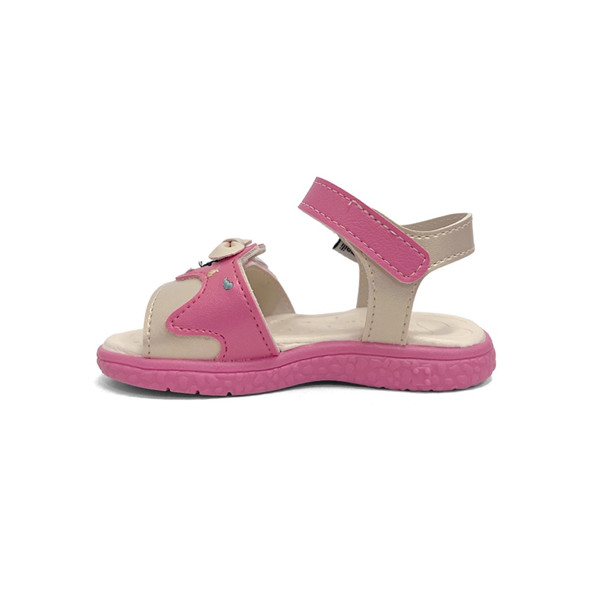 Sandália Pampili Menina Papete Bia 763.010 Nude Irise Sandália Pampili Menina Papete Bia 763.010 Nude Irise