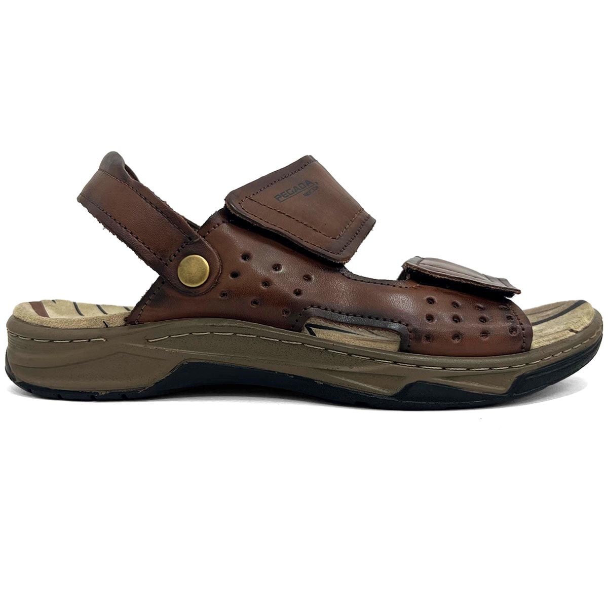 Sandália Pegada Couro 132254 Pinhao Sandália Pegada Couro 132254 Pinhao