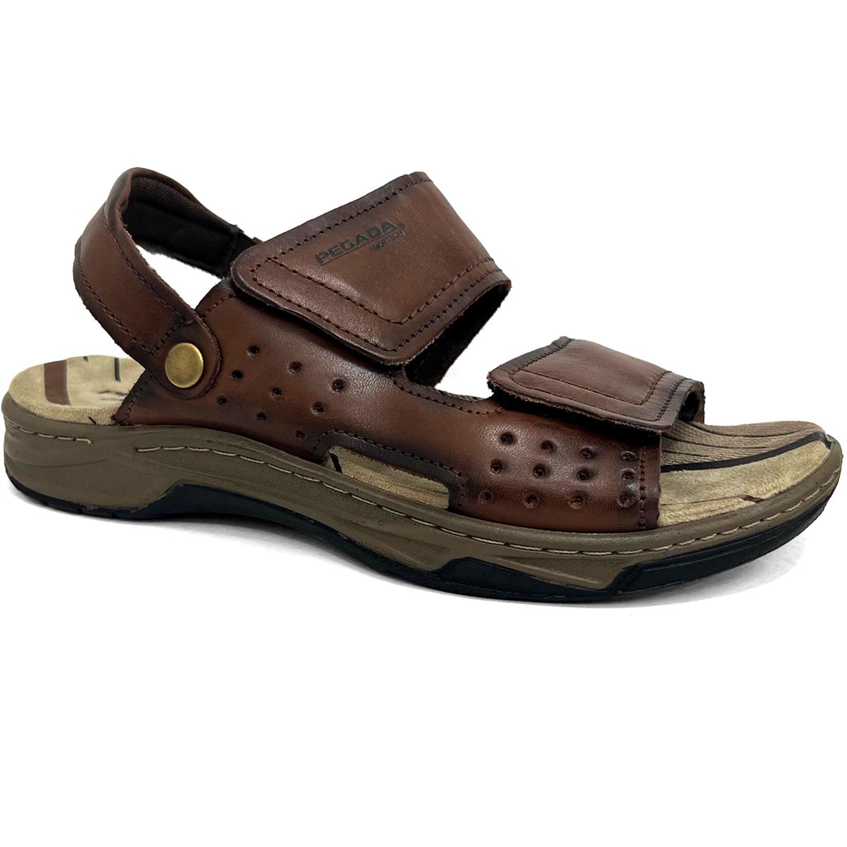 Sandália Pegada Couro 132254 Pinhao Sandália Pegada Couro 132254 Pinhao