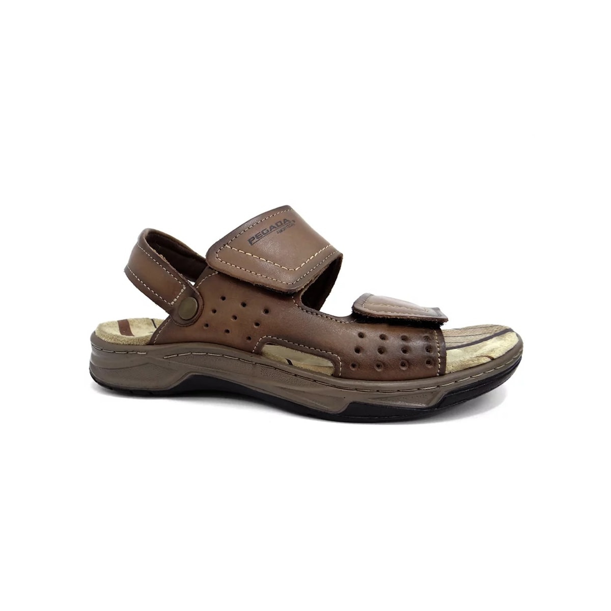 Sandália Pegada Couro Masculina 132254 Rato Sandália Pegada Couro Masculina 132254 Rato