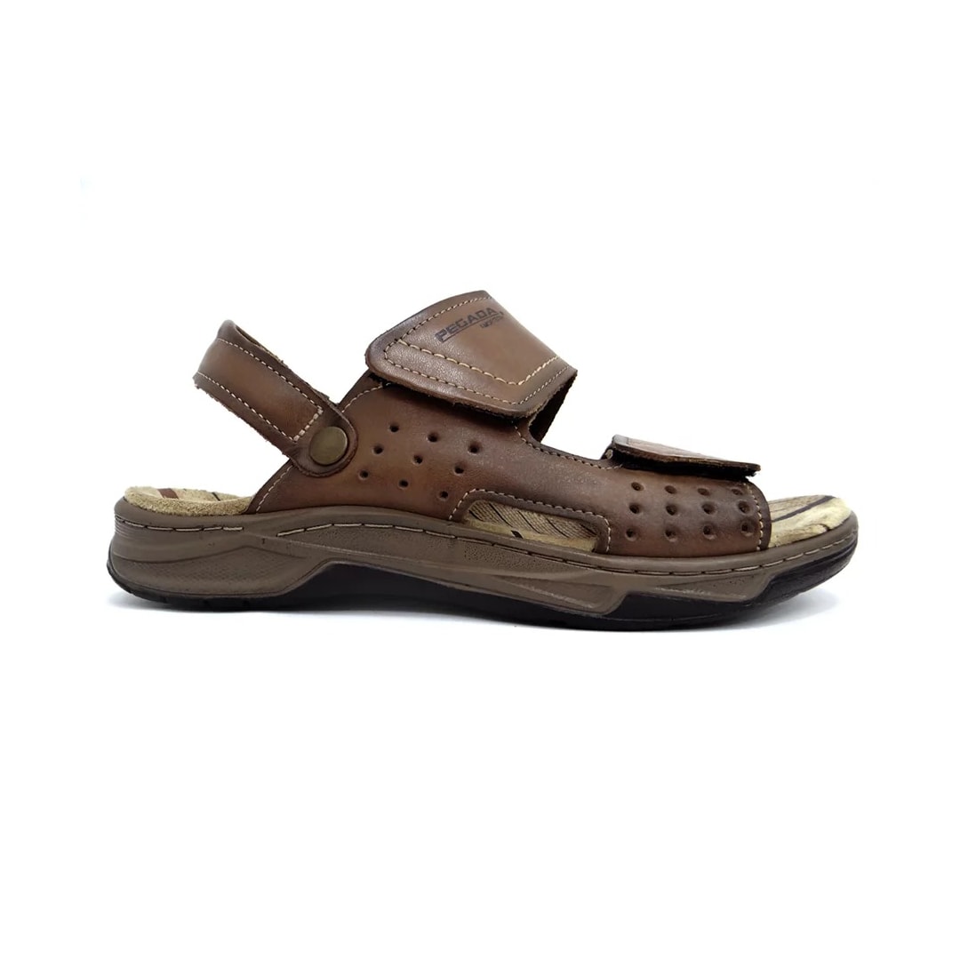 Sandália Pegada Couro Masculina 132254 Rato