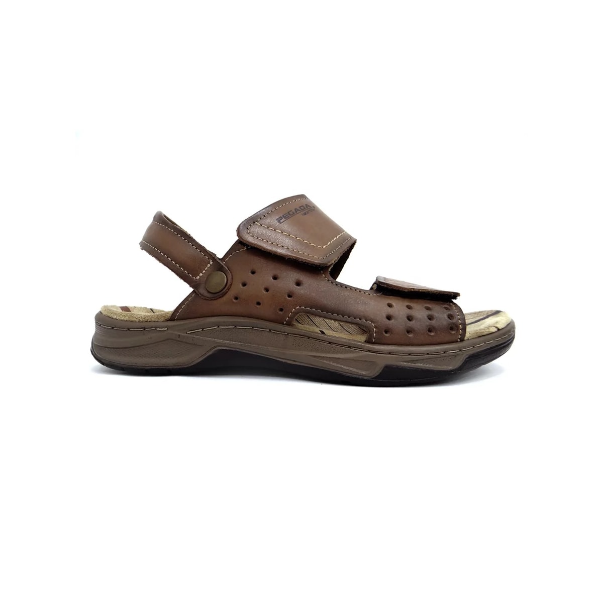 Sandália Pegada Couro Masculina 132254 Rato Sandália Pegada Couro Masculina 132254 Rato
