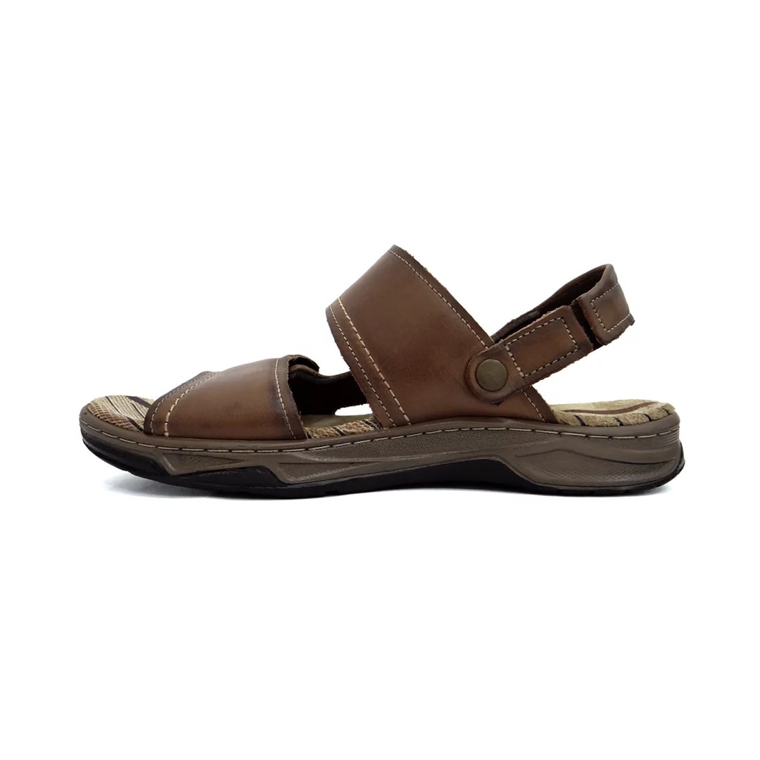 Sandália Pegada Couro Masculina 132254 Rato