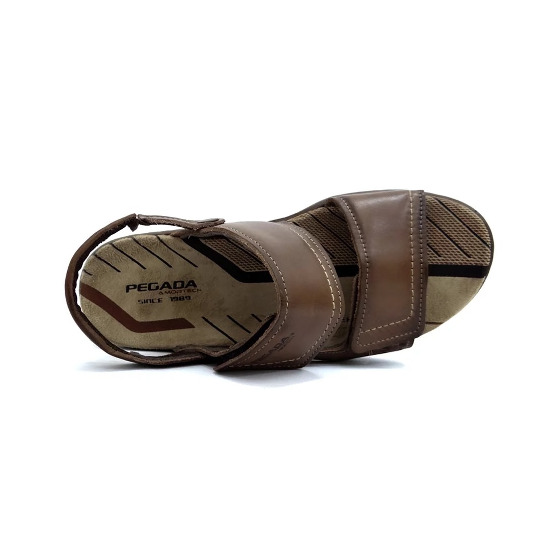 Sandália Pegada Couro Masculina 132254 Rato