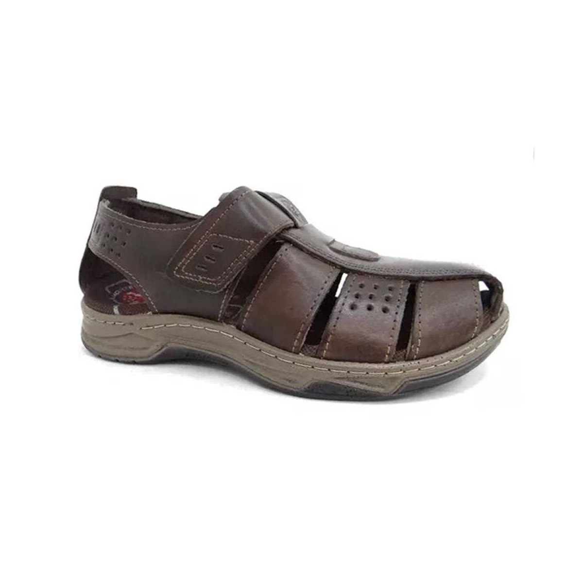 Sandália Pegada De Couro 132201 Cravo Sandália Pegada De Couro 132201 Cravo