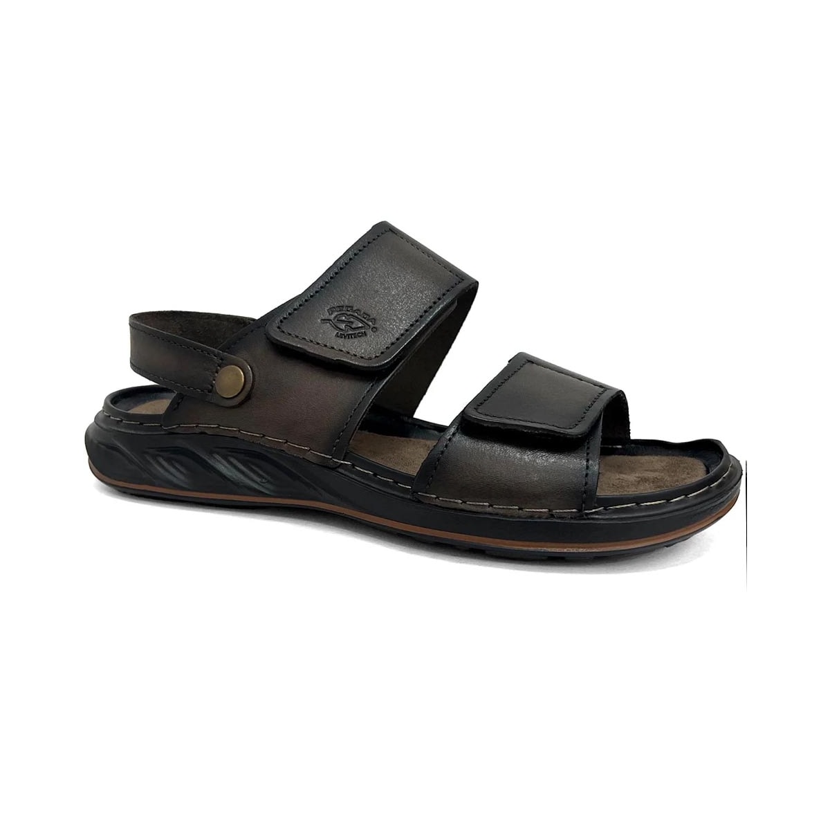 Sandália Pegada De Couro Conforto 134104 Cravo Sandália Pegada De Couro Conforto 134104 Cravo