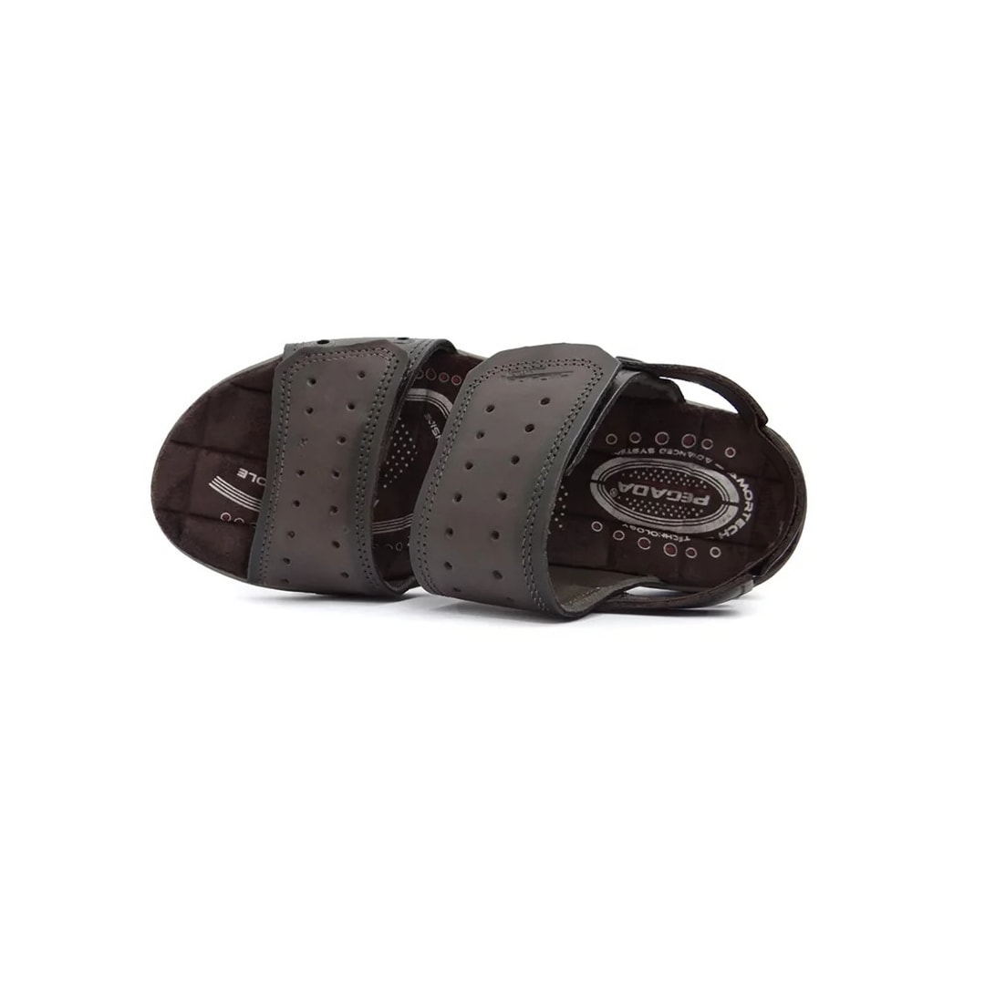 Sandália Pegada de Couro Masculina 131668 Cravo