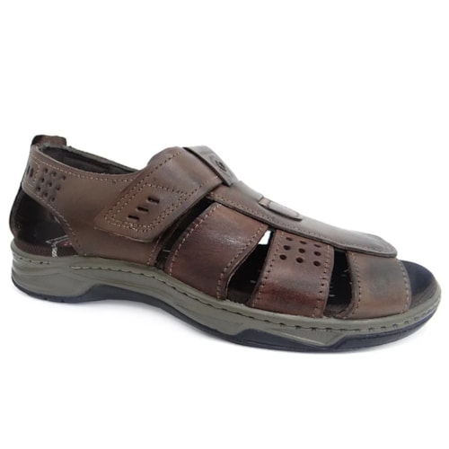 Sandalia Pegada Masculina de Couro 132202 Pinhao