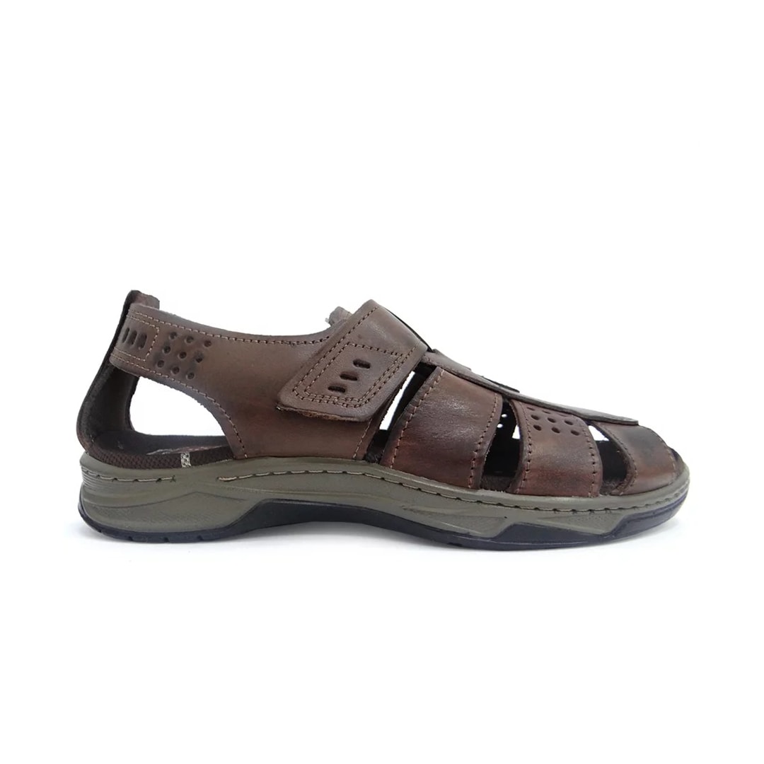 Sandália Pegada Masculina de Couro 132202 Pinhao