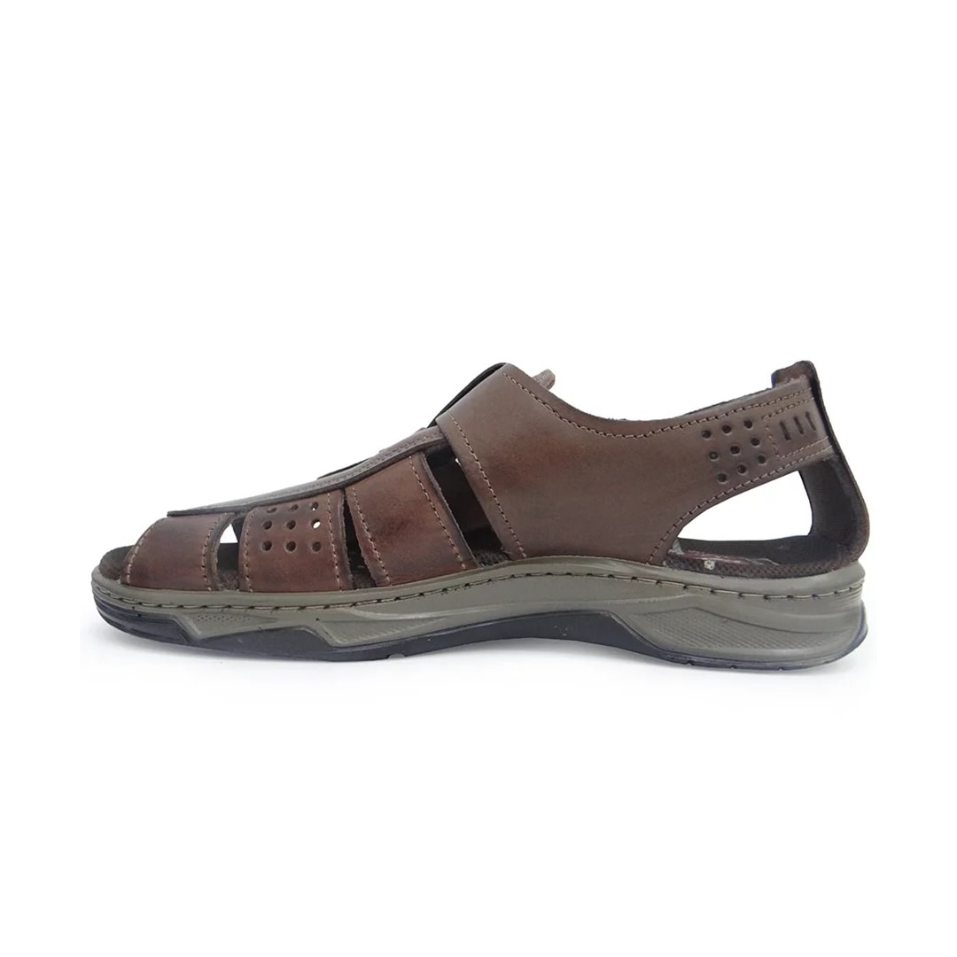 Sandália Pegada Masculina de Couro 132202 Pinhao