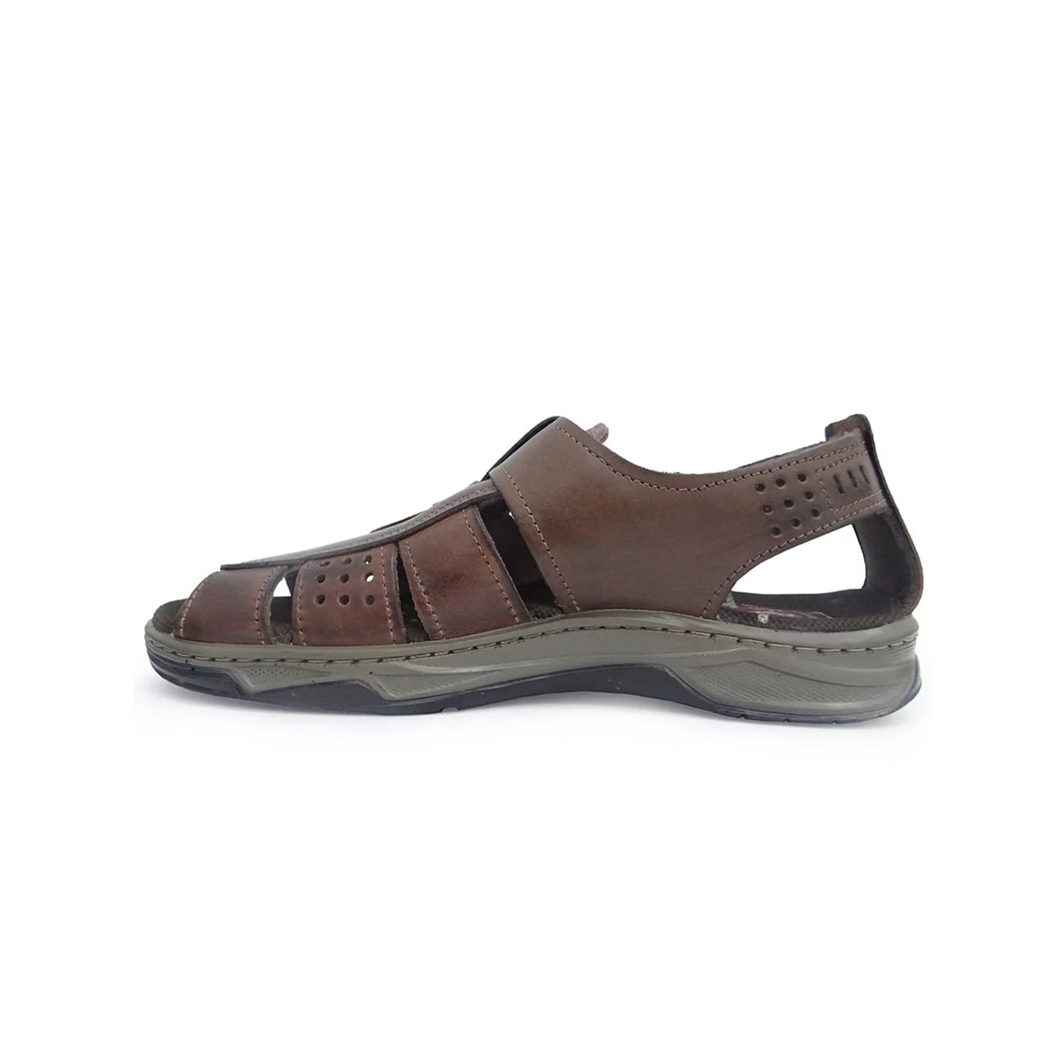 Sandália Pegada Masculina de Couro 132202 Pinhao Sandália Pegada Masculina de Couro 132202 Pinhao