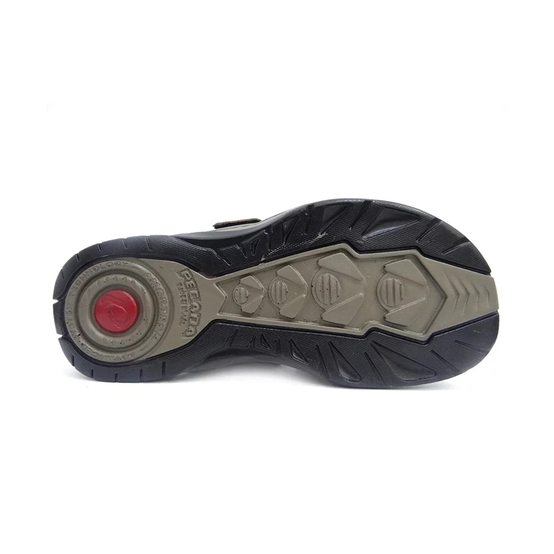 Sandália Pegada Masculina de Couro 132202 Pinhao