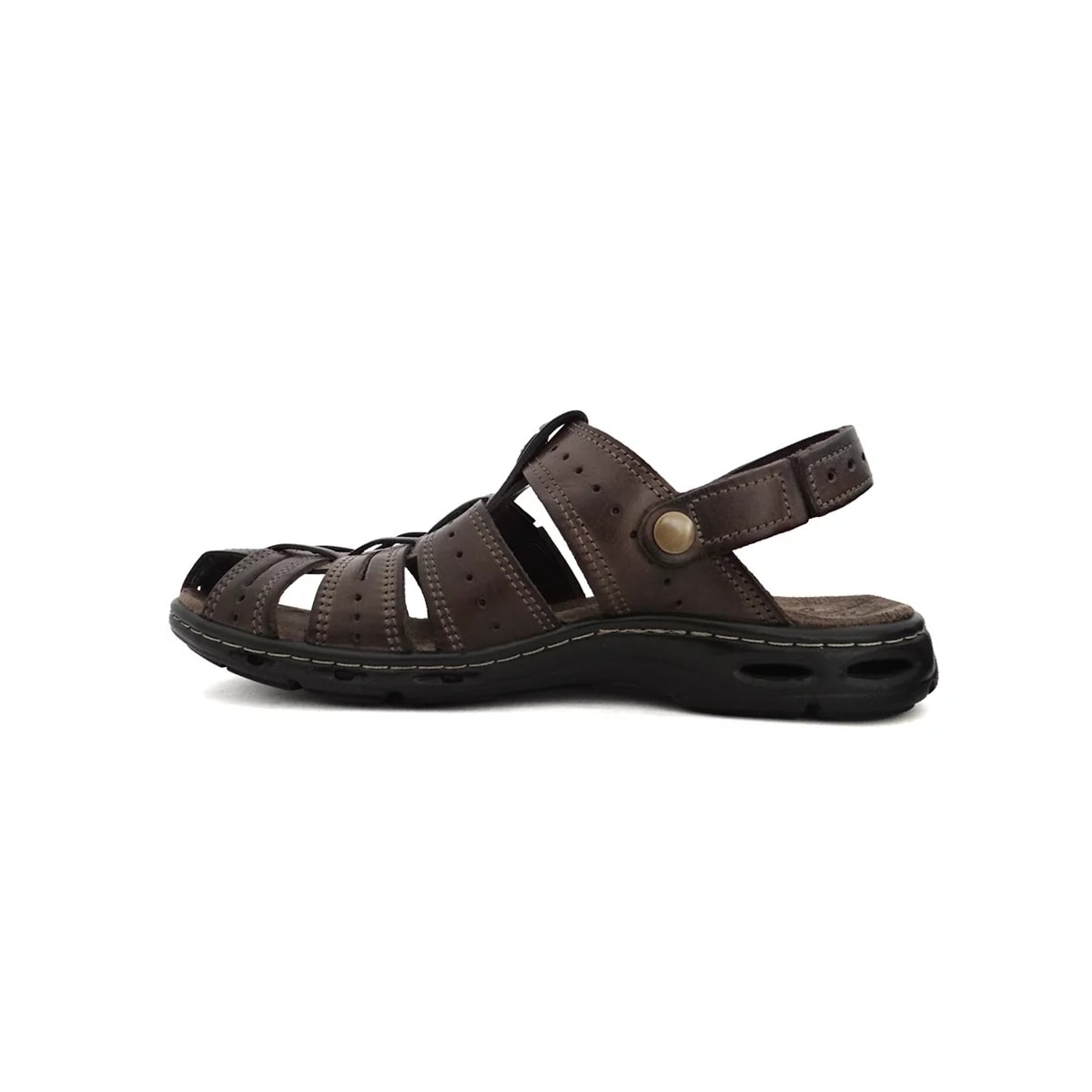 Sandália Pegada Papete De Couro Masc 130687 Cravo Sandália Pegada Papete De Couro Masc 130687 Cravo