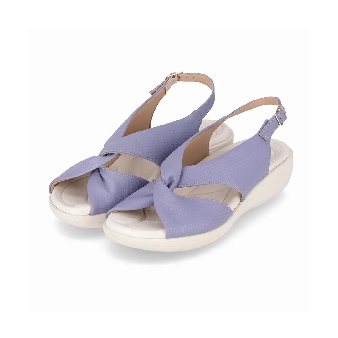 Sandália Piccadilly Anabela Conforto 239015 Quartzo Azul