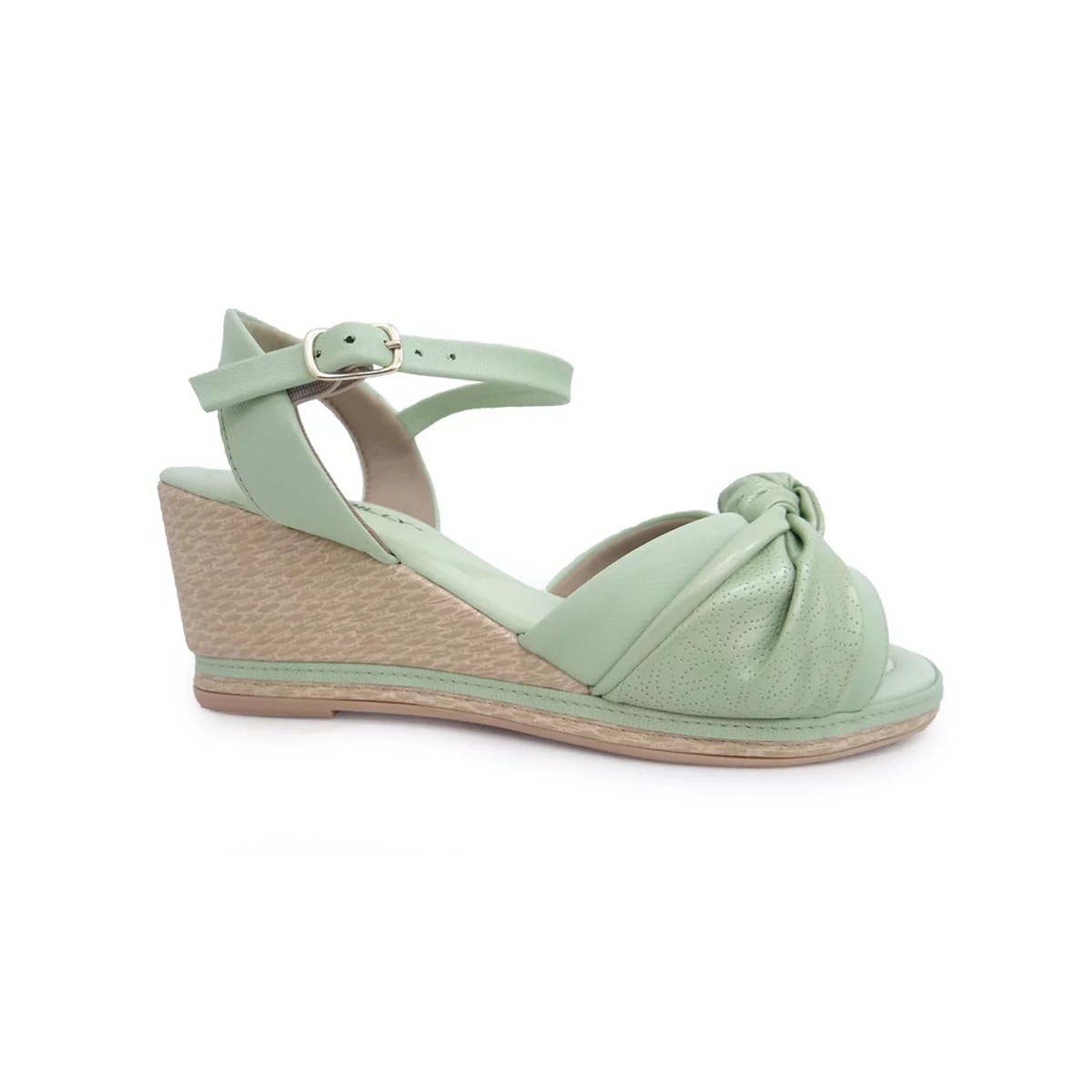 Sandália Piccadilly Anabela Conforto 408203 Hortela Sandália Piccadilly Anabela Conforto 408203 Hortela