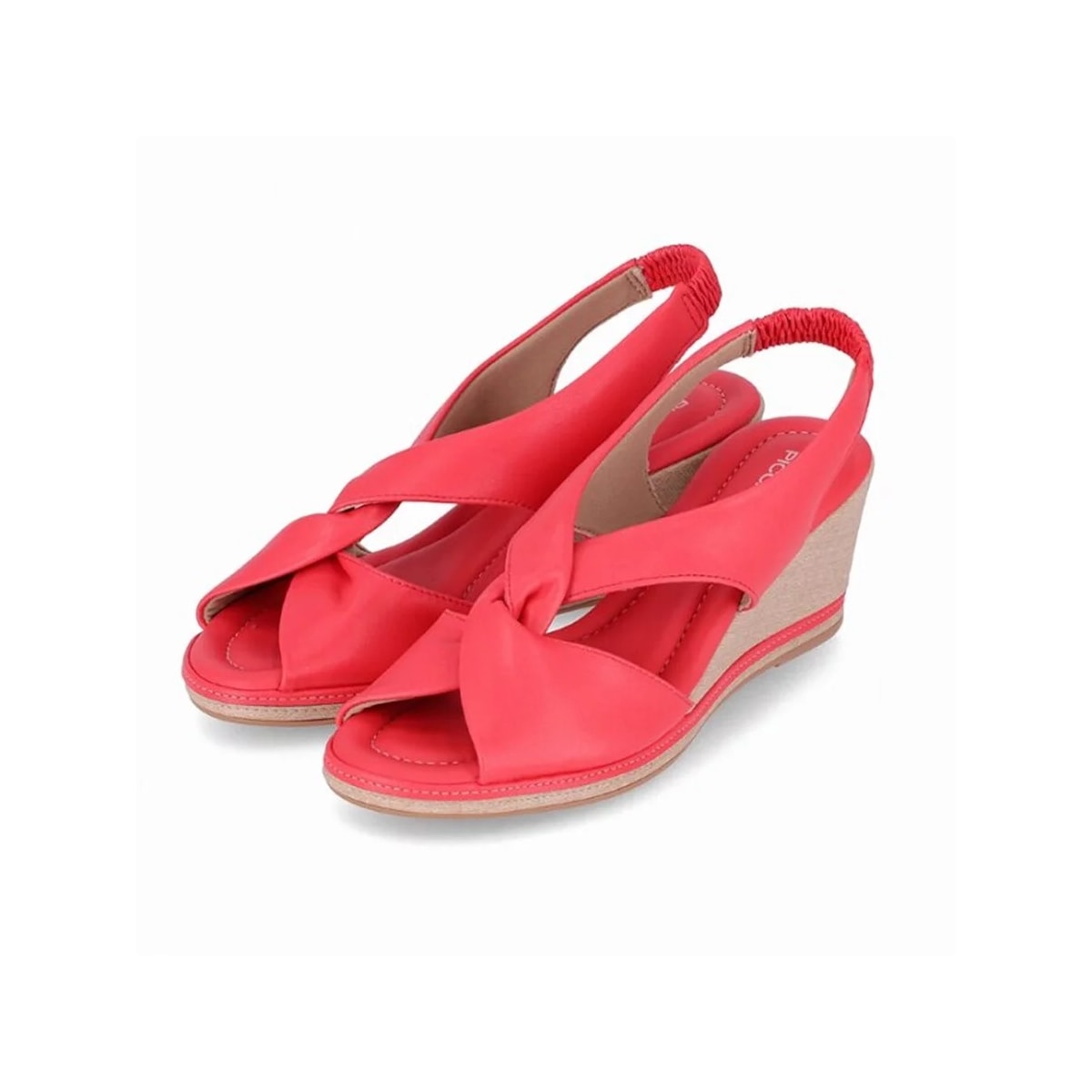 Sandália Piccadilly Anabela Conforto 408221 Cereja Sandália Piccadilly Anabela Conforto 408221 Cereja